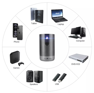 Máy Chiếu <span class=keywords><strong>Android</strong></span> Thông Minh Đèn LED DLP Mini Di Động Nhỏ WIFI 1080P Máy Chiếu Di Động - Product Image 6