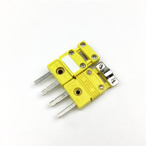 หัวหมุดแบนรูปตัว <span class=keywords><strong>K</strong></span> เทอร์โมคัปเปิลปลั๊กตัวผู้และตัวเมีย - Product Image 3