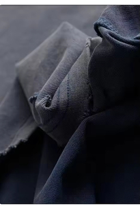 เสื้อยืดคอตตอนวินเทจฟอกสีสไตล์ดิสเทรส พิมพ์โลโก้ได้ตามต้องการ ทรงโอเวอร์ไซส์ ผ้าคอตตอนหนา 100% สำหรับผู้ชาย - Product Image 1