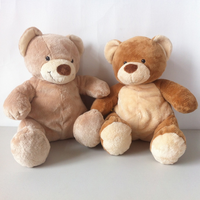 Prix du fabricant poupée en peluche ours crème mignon et drôle avec gros ventre jouet animal en peluche