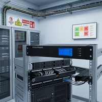Cable de Alarma contra Incendios con Sensor de Calor Lineal, Pantalla de Zonas, Detección de Temperatura Distribuida para Seguridad Industrial en Almacenes