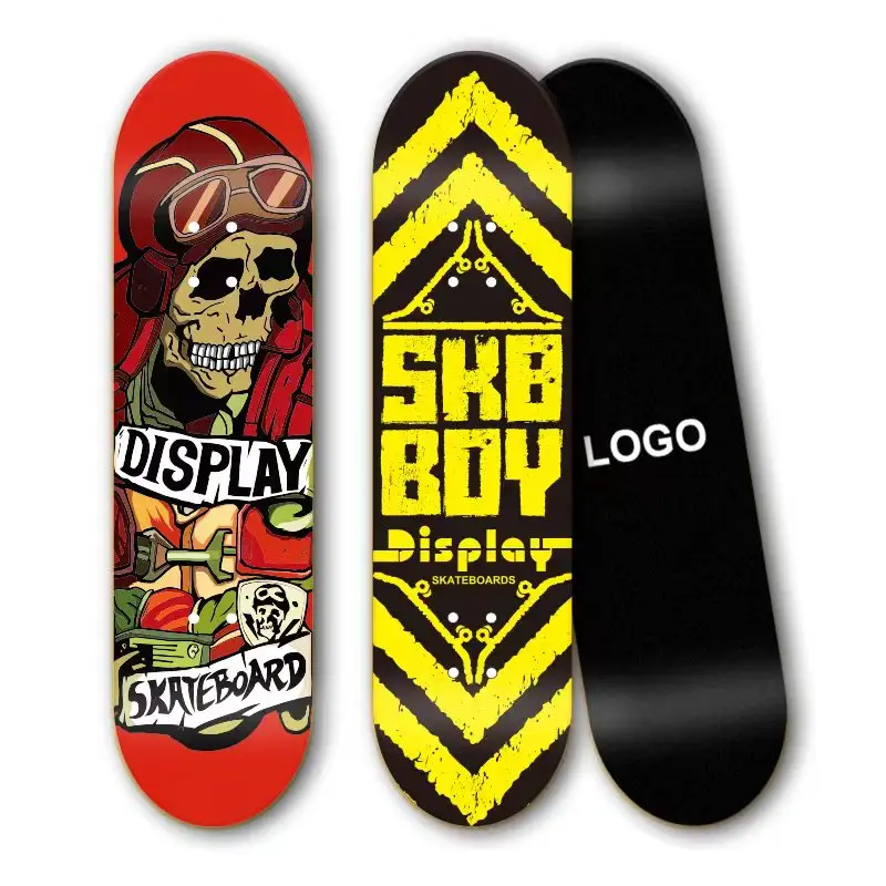 Hot Sale Reasonable Price Art Design Durable Custom Canadian Maple Blank Uncut Skateboard Decks for Outdoor