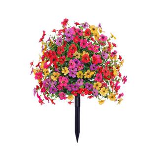 Flores artificiales para insertar en el suelo para decorar fiestas, el hogar y el patio. - Product Image 1