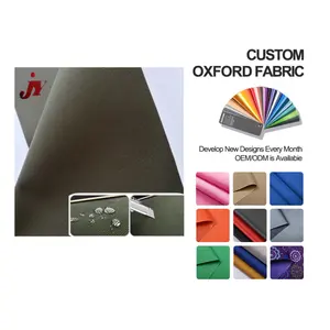 600D PU Oxford Waterproof Zhejiang Customized Woven Waterproof Fabric