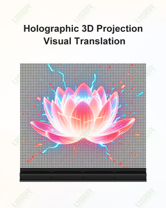 Film auto-adhésif souple transparent ultra-fin pour affichage LED sur fenêtre, écran en verre cristal P6 P8 P10 US1313/<span class=keywords><strong>2020</strong></span>/2121 P6 P8 - Product Image 2