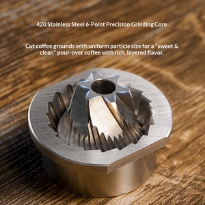 OEM/ODM <span class=keywords><strong>HiBREW</strong></span> G4B Moulin à café manuel en alliage d'aluminium à manivelle Boîte cadeau italienne pour pot Moka Petite taille pour la maison - Product Image 3