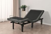 Meubles modernes, télécommande sans fil, chargement Usb, moteur Okin, double XL, Massage, cadre de lit électrique réglable