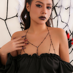 Chaîne <span class=keywords><strong>de</strong></span> corps sexy et scintillante, bijoux en cuivre, chaîne <span class=keywords><strong>de</strong></span> poitrine à bretelles croisées, bijoux <span class=keywords><strong>de</strong></span> mode, chaîne <span class=keywords><strong>de</strong></span> corps - Product Image 5