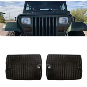 Clignotant avant pour Jeep Wrangler YJ 1987-1995, jaune et noir, pièce de rechange en ABS - Product Image 3