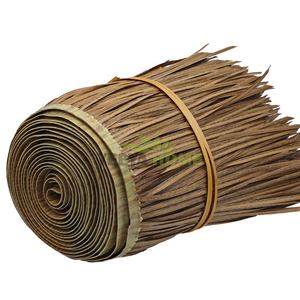 <span class=keywords><strong>Moins</strong></span> cher Simulation synthétique artificielle en plastique Tiki palmier paille chaume toit feuille tuile PE PVC pour <span class=keywords><strong>couverture</strong></span> plage parapluie Cottage - Product Image 2