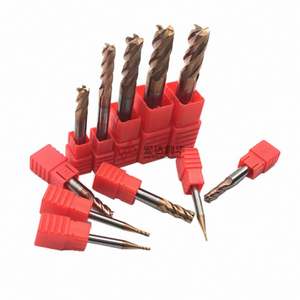 Fresa de 3 filos de carburo recubierta de AiTiN de 4 mm de diámetro y 45HRC para uso general en piezas de herramientas - Product Image 4