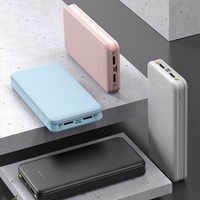 Prix de gros pour les batteries externes 10000mAh 20000mAh, double sortie USB 10W, charge portable pour smartphone