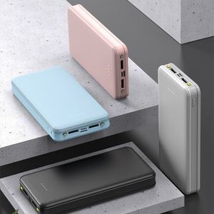 Prix de gros pour les batteries externes 10000mAh 20000mAh, double sortie USB 10W, charge portable pour smartphone - Product Image 2