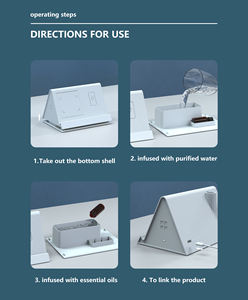 2022 nuovo prodotto universal desk 15w dual <span class=keywords><strong>cell</strong></span> <span class=keywords><strong>phone</strong></span> station supporto per caricabatterie wireless veloce per iphone android con diffusore di aromi - Product Image 6