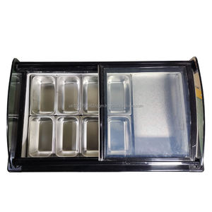 ตู้แช่ไอศกรีมแบบตั้งโต๊ะ 8 ถาด ตู้โชว์ไอศกรีม ตู้โชว์เจลาโต้ ไอศกรีมแท่ง ตู้แช่ขนาดเล็ก - Product Image 4