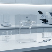 Cylindre carré en quartz transparent résistant aux hautes températures, en silice fondue, personnalisé en usine, pour paniers à fleurs, pliage et soudage