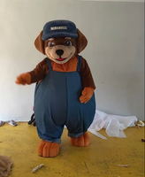 Costume de mascotte en fourrure sur mesure de qualité professionnelle, design 3D, pour les festivals d'Halloween, testé pour la sécurité