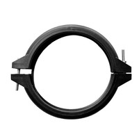 Petite pince de gorge d'anneau de cou de cylindre de sable de 1.5 pouces outils et accessoires de piscine noirs et blancs pour la piscine
