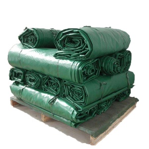 Cubierta de camión Material de PVC 450GSM Lona Color verde Alta calidad Buen precio - Product Image 1