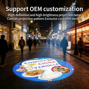 مصباح تحذير LED W مصباح أمان للمخازن مصباح Gobo مع تصنيف IP67 جهاز عرض شعار إسقاط الكلمة للإعلان - Product Image 1