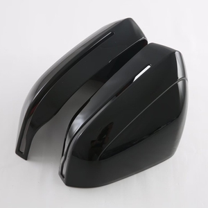 Coque de rétroviseur noir brillant pour Série 5 X3, couleur carbone, coque de rétroviseur latéral pour - Product Image 4