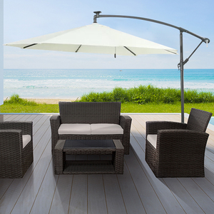 Parapluie <span class=keywords><strong>de</strong></span> loisirs pour le jardin Perles LED <span class=keywords><strong>de</strong></span> jardin suspendues avec lumière Parapluie banane Publicité solaire Villa Parapluie parasol extérieur - Product Image 1