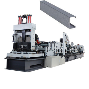 펀칭 구멍 금속 건식 벽체 스터드 트랙 C 도리 롤 성형 기계 C 채널 롤 포머 - Product Image 2