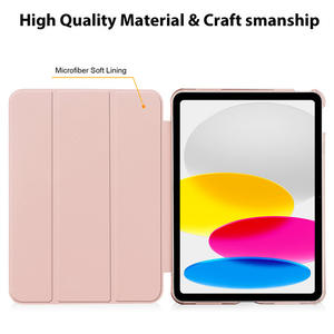 Coque arrière en PC rigide translucide en cuir PU mince étui pour tablette intelligente pour <span class=keywords><strong>iPad</strong></span> A16 11e génération 2025 / <span class=keywords><strong>iPad</strong></span> 10e génération 10.9" - Product Image 3