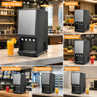 Distributeur de boissons commercial OEM à 4 robinets, machine à jus de fruits, distributeur de jus froid commercial, machine à distribuer des boissons