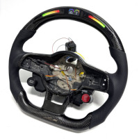 Volant de direction VW Golf adaptable pour B8.5 Sagitar Polo 6C Tiguan Passat B8 Arteon MK7 avec indicateur de changement de vitesse LED