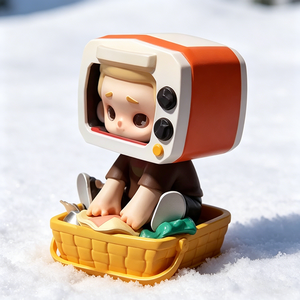 Figura Chibi de TV Retro, Juguete Artístico de Diseño Moderno, Mini Muñeca Coleccionable, Decoración para el Hogar, Regalo de Cumpleaños - Product Image 3