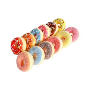 Donut sensoriel anti-stress en PU à rebond lent, imitation alimentaire, 5,5 cm - Product Image 5