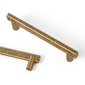 Goo-Ki 8953 из цельного сплава цинка тонкая Античная латунная ручка для шкафа, выдвижной ящик, для комода, спальни и ванной комнаты, кухонное оборудование - Product Image 2