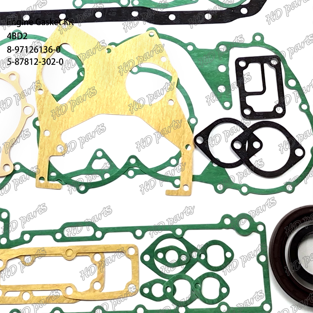 4BD2 Engine Gasket Kit 8-97126136-0 5-87812-302-0 Suitable