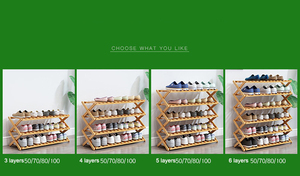 Kệ Để Giày Trưng Bày Bằng Gỗ Có Thể Gập Lại - Product Image 3