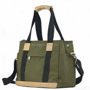 Fashion <b>Square</b> Canvas Lady Tote Shopping Bag Zipper Dressy Design Portable Crossbody Detachable <b>Adjustable</b> Shoulder Strap - Product Image 1