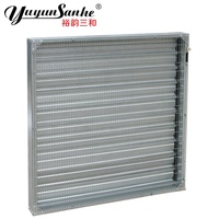 Nouvelle ventilation pour élevages de porcs et de volailles, modèle Yuyun Sanhe, à faible entretien, en acier galvanisé, avec volets à lamelles, pour hangar de poulets et ferme porcine, à vendre
