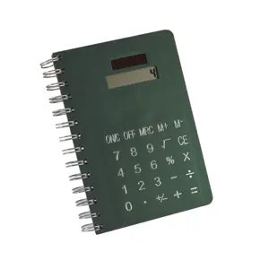 Fancy Hardcover Kantoor Gebruik Rekenmachine A5 Notebook Voor Geschenken