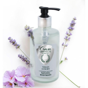 Lavaggio del corpo profumato alla lavanda e geranio naturale di lusso vegano - Product Image 1