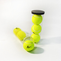 Lansda Équipements de sport Fabricant Fip 45% 57% Laine Balle De Padel Tube 3 Pression Can Ball Pro Padel Balls