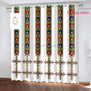 Tende <span class=keywords><strong>da</strong></span> finestra di Design tradizionale etiope di lusso <span class=keywords><strong>Saba</strong></span> e Telet per la tenda oscurante del soggiorno - Product Image 4