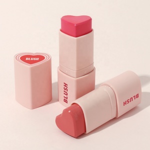 Personnaliser les joues de fard à joues de maquillage <span class=keywords><strong>crémeux</strong></span> fard à joues personnalisé avec logo fard à joues végétalien de longue durée en forme de coeur - Product Image 5
