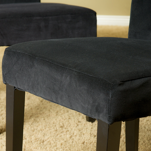 Modern Eco-Friendly Durable Fabric Dining <b>Chair</b> with Wood Legs for Home Bar Kitchen Living Room & Bedroom Use(Set of <b>2</b>) - Product Image 2