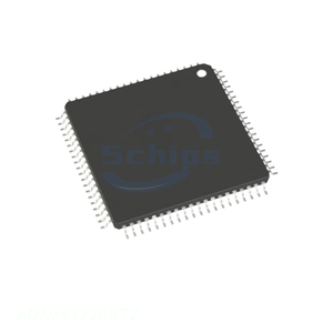 Manufacturer Channel Audio Special Purpose Ic Electronic Components ADAV4322BSTZ 80 LQFP IC AUDIO CODEC PROCESSOR 80 LQFP - Product Image 1