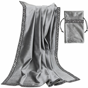 Xinlan Play Games Tischdecke Günstiger Preis Super Soft Velvet Altar Stoff Tischdecke <span class=keywords><strong>Tarot</strong></span> Divination Tischdecke - Product Image 1