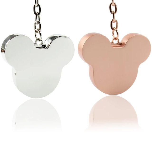 Metal Mouse USB Flash Drive 2.0 1GB 2GB 4GB Memory Stick 3.0 8GB 16GB 32GB 64GB Thumb Drive Lovely Pen Drive with Key Chain