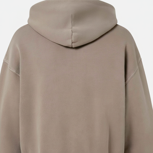Sweat à capuche homme 100% coton Streetwear personnalisé avec double fermeture éclair polaire pour l'hiver - Product Image 1