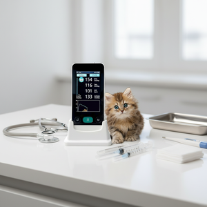 EUR VET Equipo Veterinario Profesional, Monitor de Presión Arterial Automático para Brazo, Tensiómetros Electrónicos, Monitores de Presión Arterial - Product Image 1