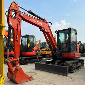 Mini-excavatrice Kubota KX165-5 d'occasion, d'origine japonaise, 6 tonnes, 6T, KX 165, excavatrice compacte sur chenilles d'occasion, Excavadora, matériel de chantier - Product Image 5