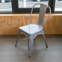 Amérique Haute Qualité Vente en Gros Empilable Intérieur et Extérieur Blanc Couleur Tolixs Chaises Métal Salle à Manger Lix Chaise Métal Pour Événements